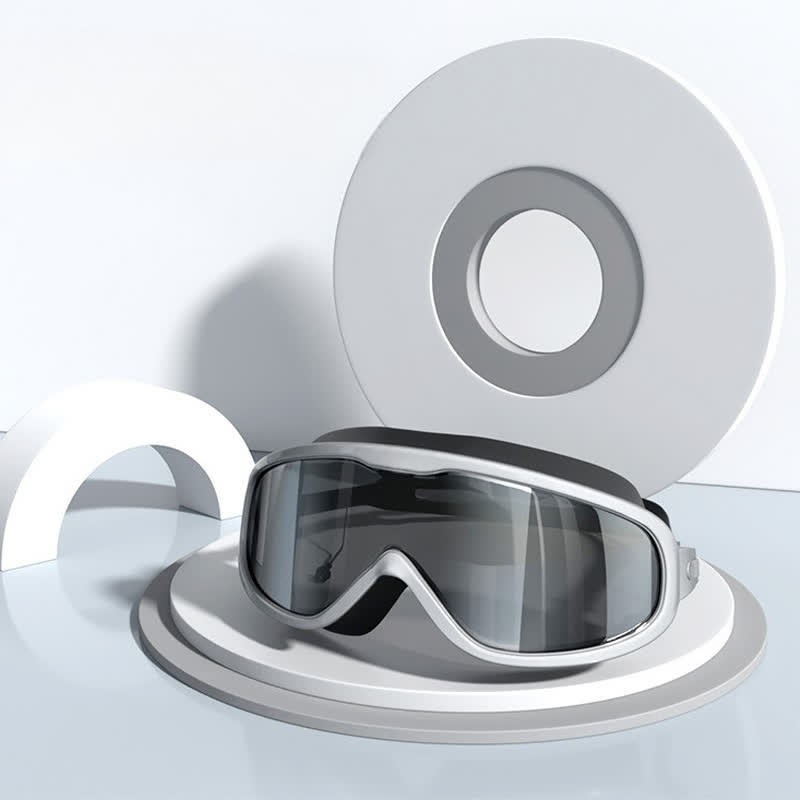 Spykay™ SG60980 Unisex Large Frame Anti Fog Swim Goggles with Earplugs And Case - Black/Grey - image 9