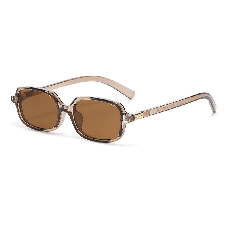 Spykay™ SG60704 Small Rectangle Frames Hipster Sunglasses - Coffee - image 37