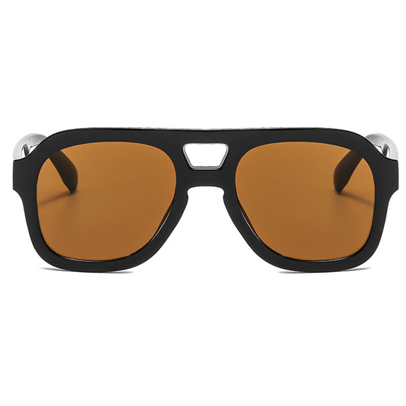 Spykay™ SG60832 Double Bridges Thick Frame Hipster Aviator Sunglasses - image 16