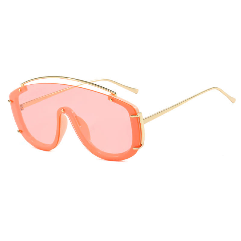Spykay™ SG60885 One-piece Oversized Aviator Sunglasses - image 13