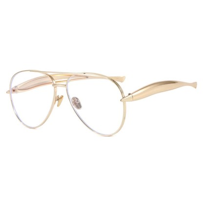 Spykay™ EG60665 Vintage Double Bridges Aviator Frame Eyeglasses - Golden - image 2