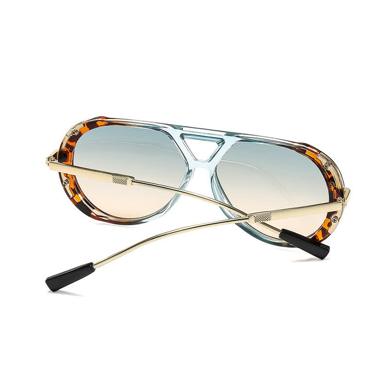 Spykay™ SG60737 Double Bridges Tortoiseshell Oval Frame Sunglasses - image 7