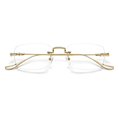 Spykay™ EG26748 Unisex Rimless Metal Frame Simple Anti-blue Light Glasses - image 4