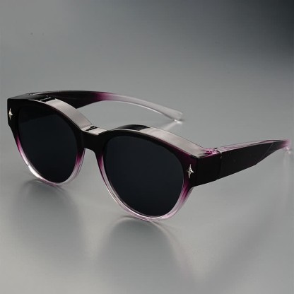 Spykay™ SG61035 Fit Over Glasses Cat-Eye Star Decor Polarized Sunglasses - image 8