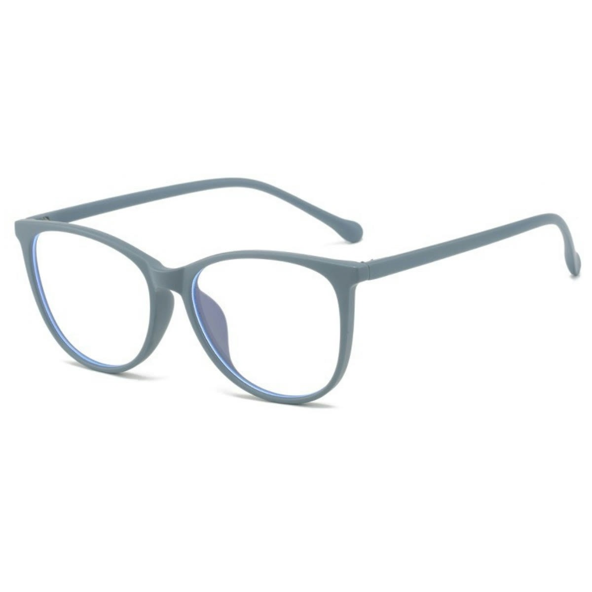 Spykay™ EG1012 Women's Round PC Frame Personality Fashion Clear Lens Glasses With Gradient Tint Clear Glasses Accessories - image 15