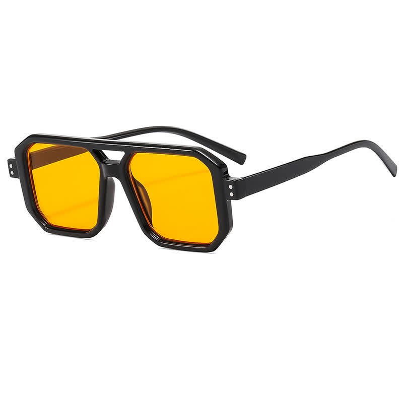 Spykay™ SG60875 Trendy Square Frame Double Bridges Sunglasses