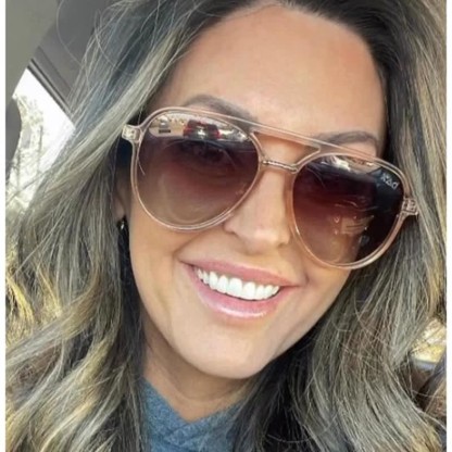 Spykay™ SG60731 Double Bridges Polarized Aviator Sunglasses