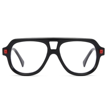 Spykay™ EG26883 Anti-blue Light Double Bridges Oversized Aviator Thick Eyeglasses - image 7