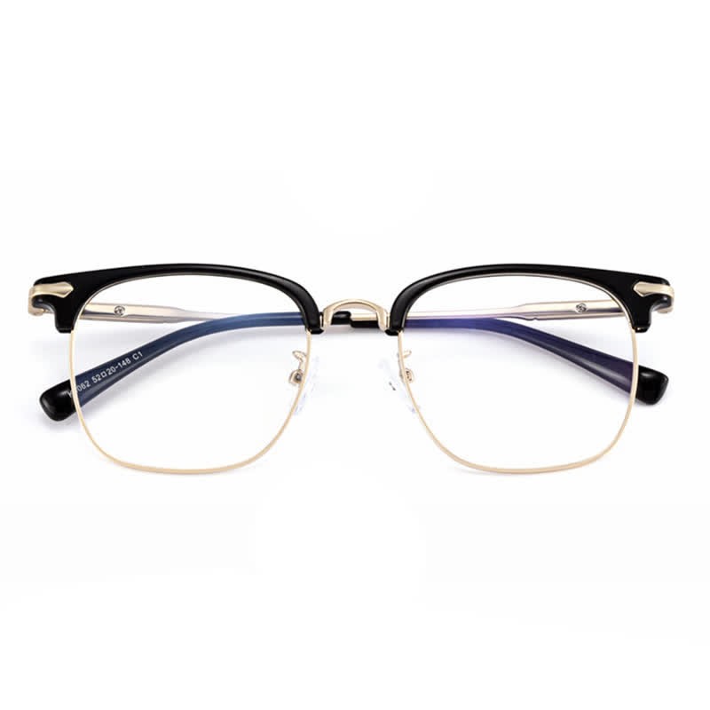 Spykay™ EG26897 Classic Square Frame Anti-blue Light Browline Glasses - image 8