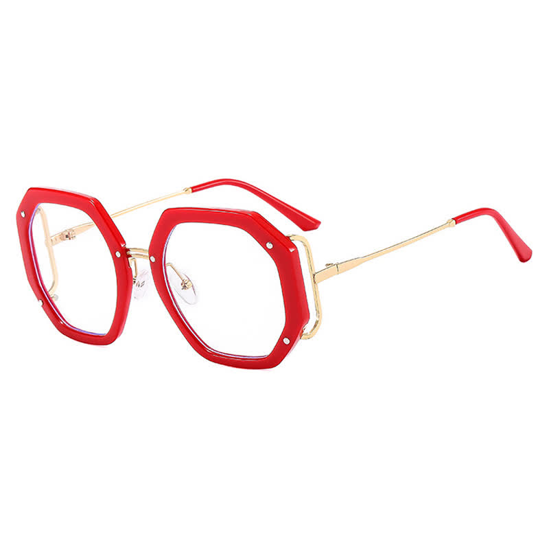 Spykay™ EG26764 Oversized Geometric Frame Anti-blue Light Glasses