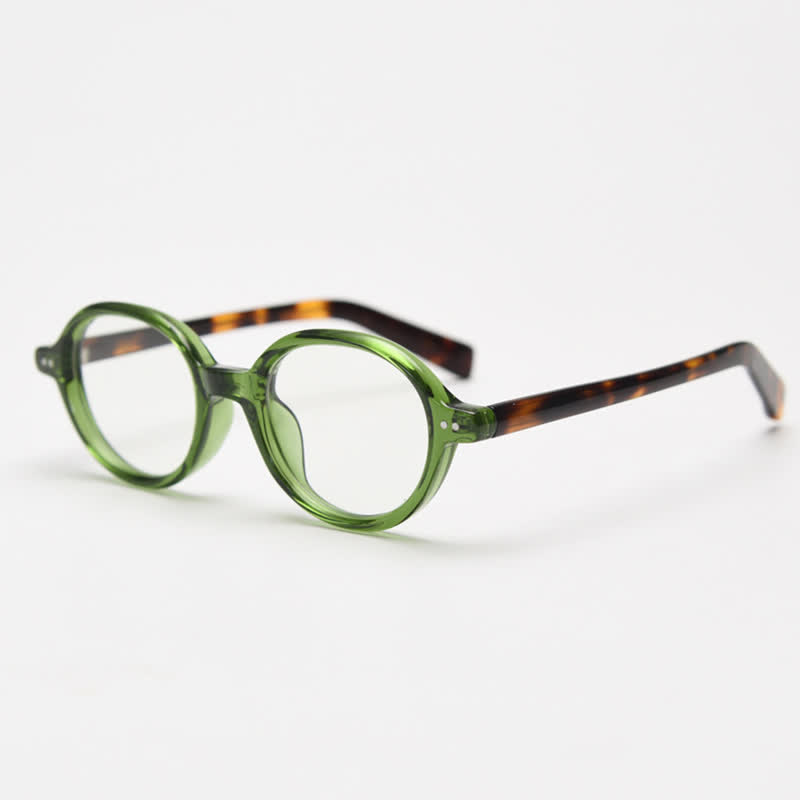 Spykay™ EG26838 Retro Round Frame Anti-blue Light Glasses - Green - image 14