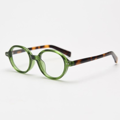 Spykay™ EG26838 Retro Round Frame Anti-blue Light Glasses - Green - image 14