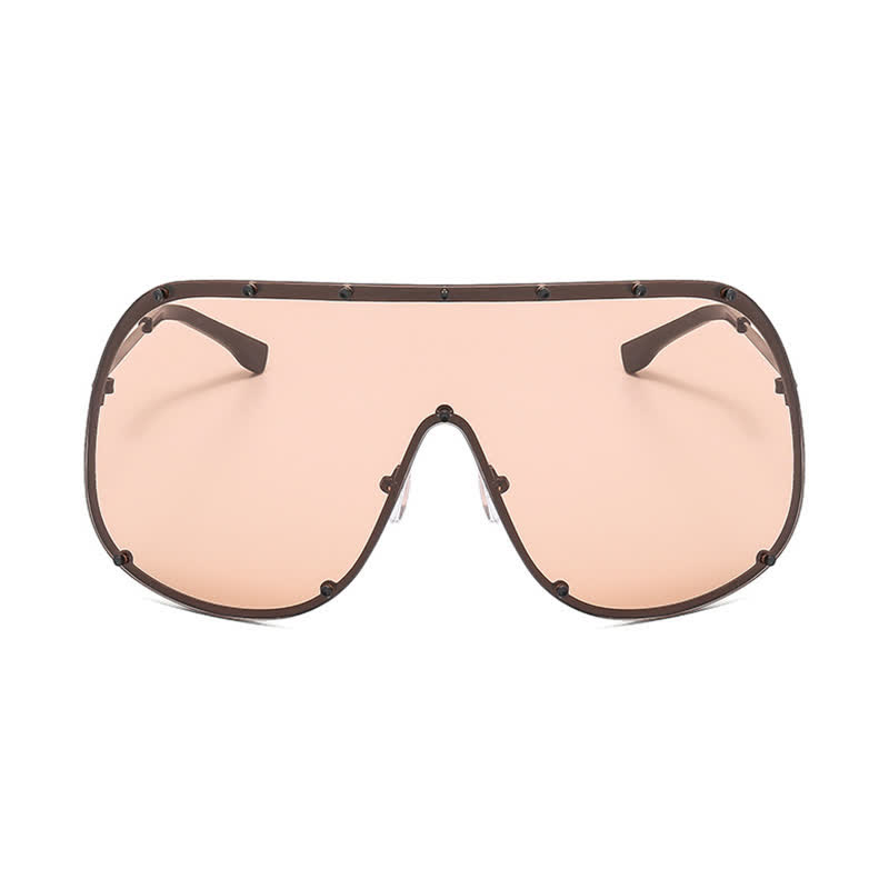 Spykay™ SG60757 Unisex Hipster One-piece Polarized Aviator Sunglasses - image 17