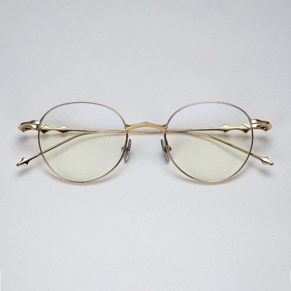 Spykay™ EG26853 Round Titanium Frame Anti-blue Light Classic Glasses - image 13