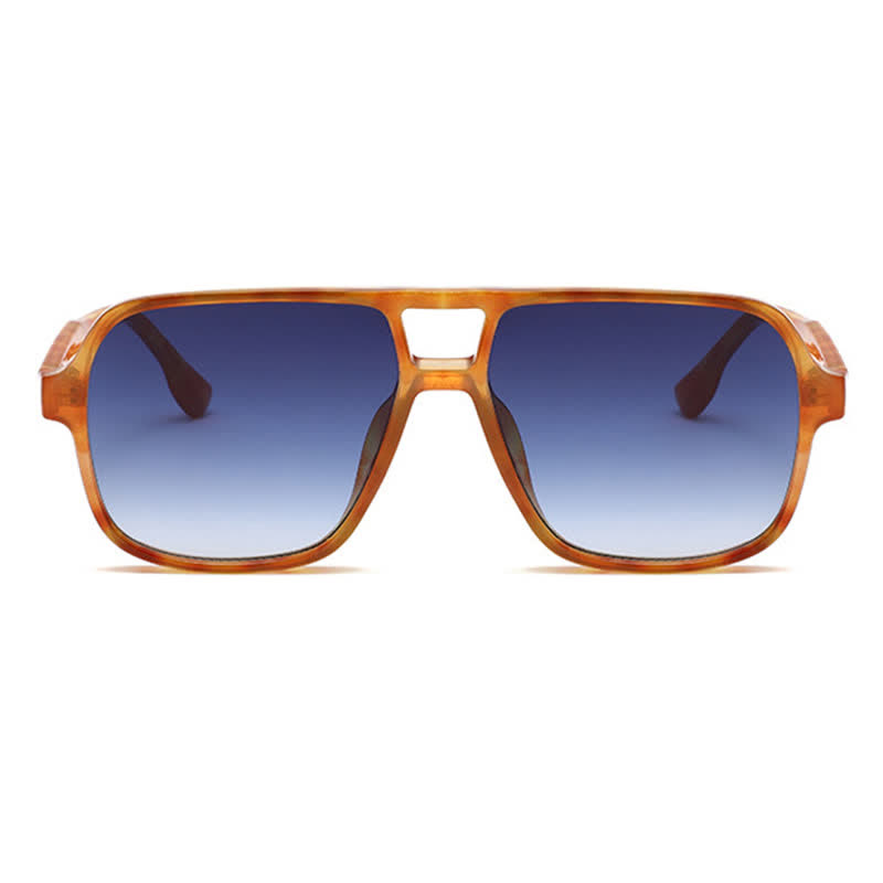 Spykay™ SG60730 Double Bridges Square Frame Vintage Sunglasses - image 6