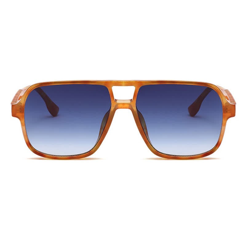 Spykay™ SG60730 Double Bridges Square Frame Vintage Sunglasses - image 6