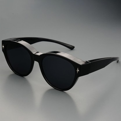 Spykay™ SG61035 Fit Over Glasses Cat-Eye Star Decor Polarized Sunglasses - image 6