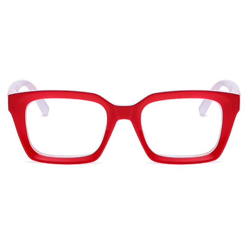Spykay™ EG26877 Classic Simple Square Frame Concave Lenses Anti-blue Light Thick Glasses - image 16