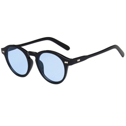Spykay™ SG60898 Retro Classic Round Frame Sunglasses - Black/Blue - image 15