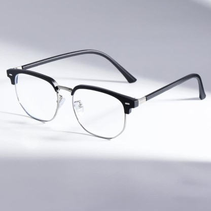 Spykay™ EG26807 Semi-Rimless Square Frame Anti-blue Light Browline Glasses - image 6