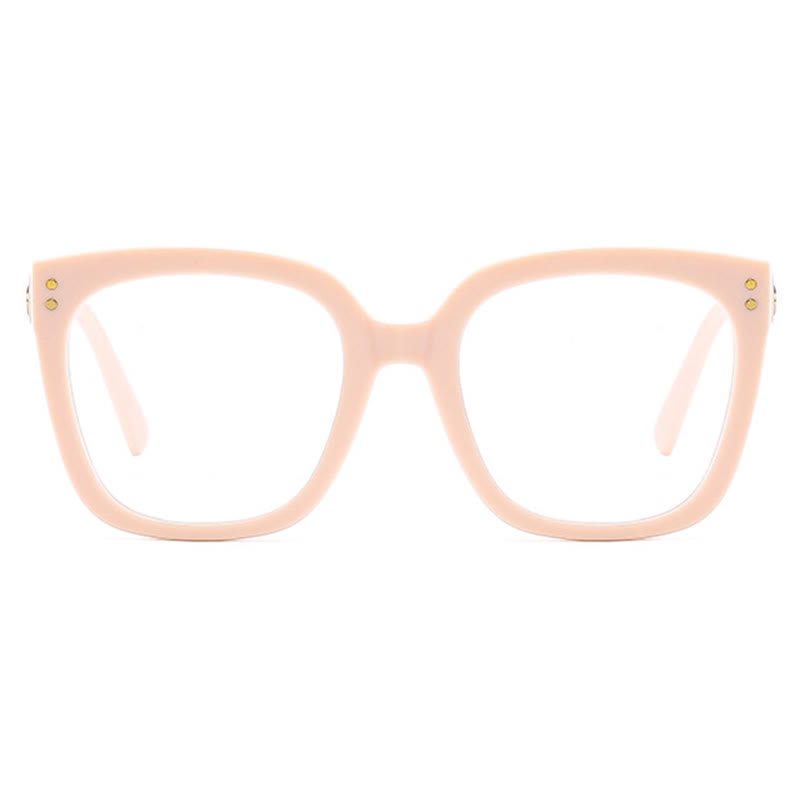 Spykay™ EG26773 Square Frame Oversized Hollow-out Anti-blue Light Glasses