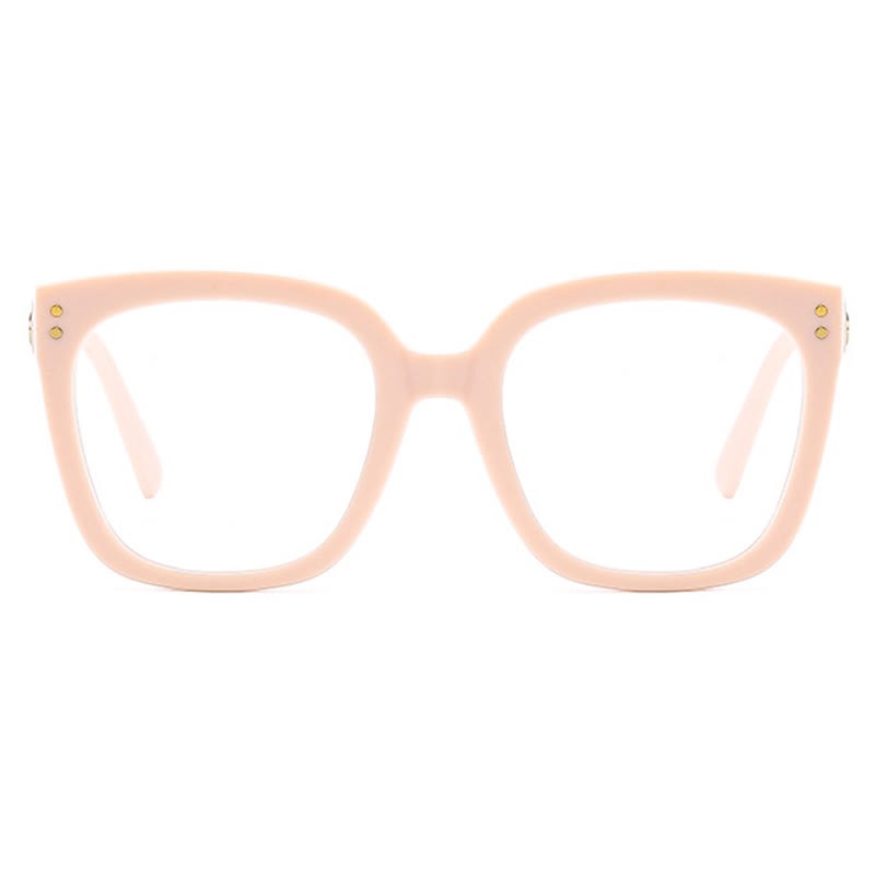Spykay™ EG26773 Square Frame Oversized Hollow-out Anti-blue Light Glasses