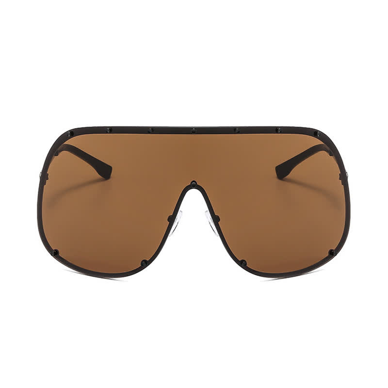 Spykay™ SG60757 Unisex Hipster One-piece Polarized Aviator Sunglasses - image 3