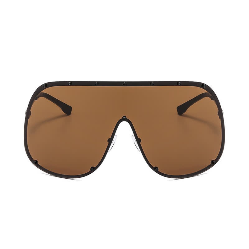 Spykay™ SG60757 Unisex Hipster One-piece Polarized Aviator Sunglasses - image 3