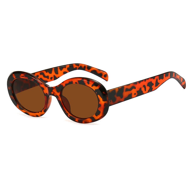 Spykay™ SG60845 Fashion Classic Oval Frame Sunglasses - Leopard - image 6