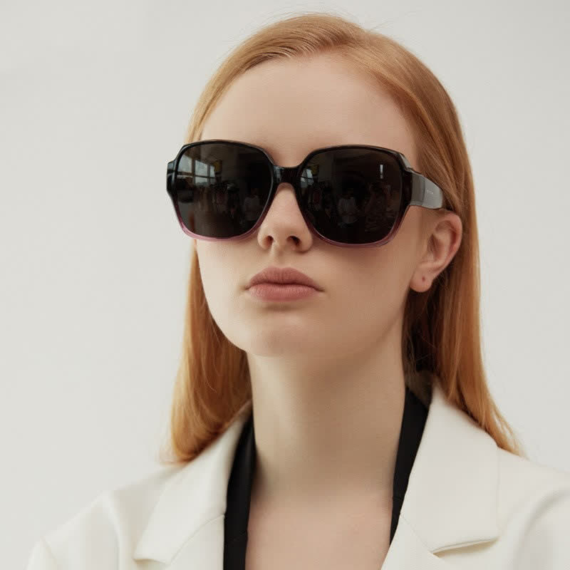 Spykay™ SG60859 Square Frame Polarized Driving Sunglasses Fit Over Glasses for Nearsighted People - image 3