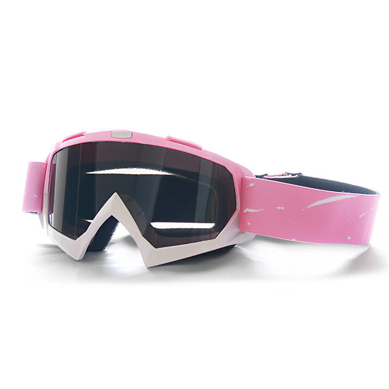 Spykay™ SG61025 Pink Over Glasses Windproof Ski Goggles Motorcycle Goggles for Men Women  - Pink/Grey - image 8