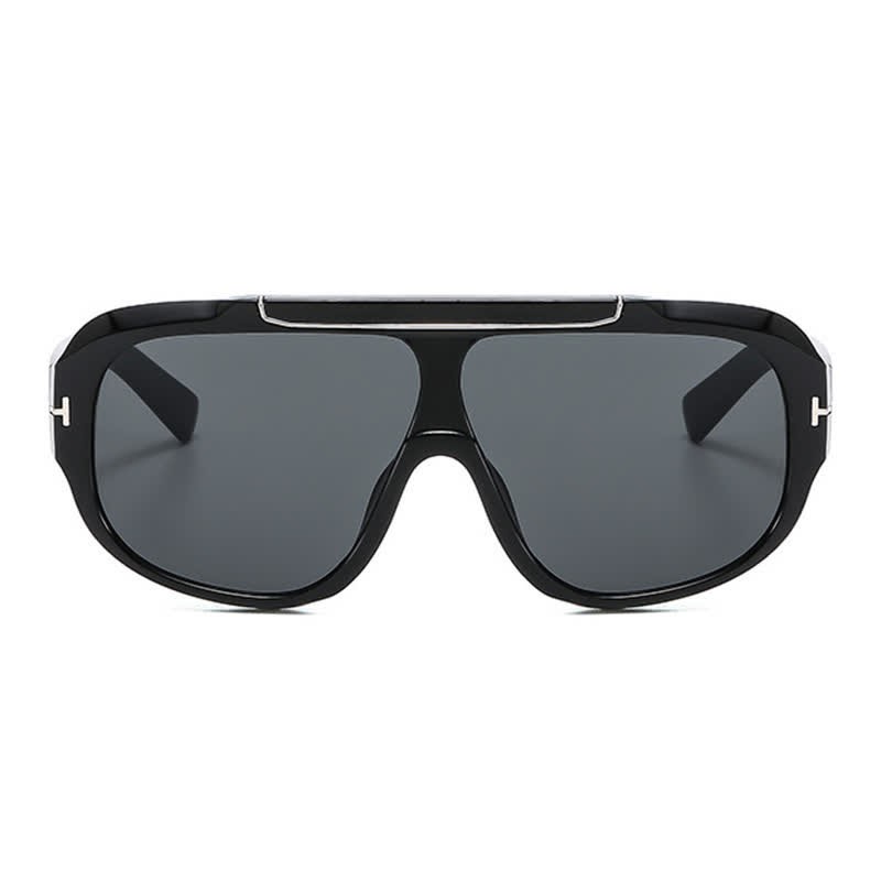 Spykay™ SG60883 'T' Design Oversized Aviator Sunglasses