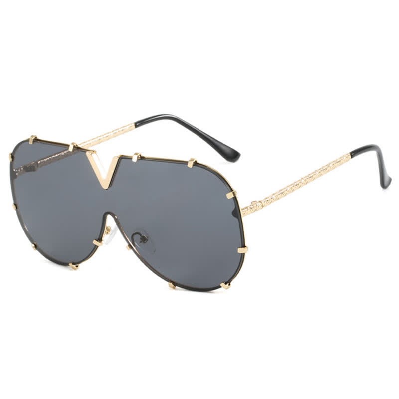 Spykay™ SG60833 'V' Design Hipster Aviator Sunglasses