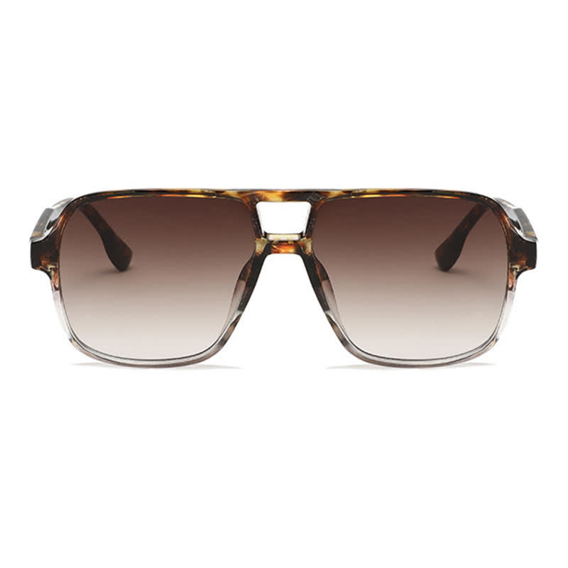 Spykay™ SG60730 Double Bridges Square Frame Vintage Sunglasses - image 3