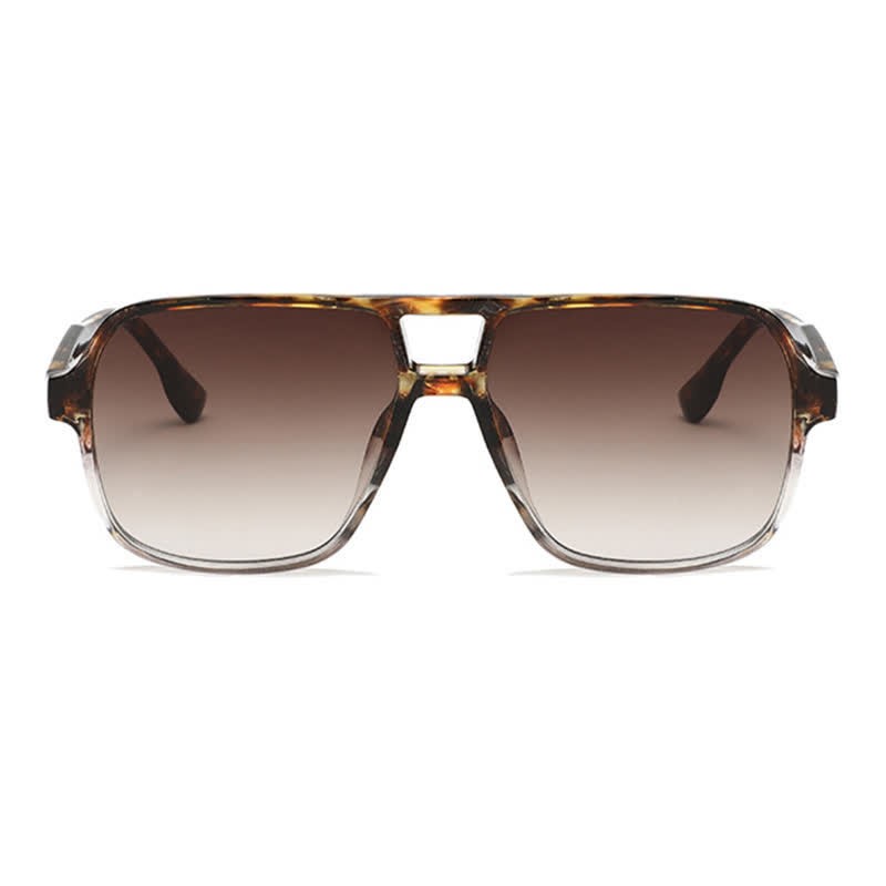 Spykay™ SG60730 Double Bridges Square Frame Vintage Sunglasses - image 3