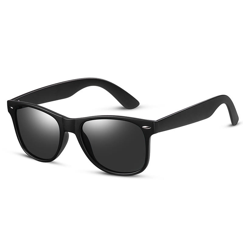 Spykay™ SG61078 Sun Protection Fashion Retro Sunglasses - Matte Black/Gray - image 9