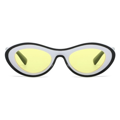 Spykay™ SG1011 Y2K Oval Frame Dopamine Color Sunglasses