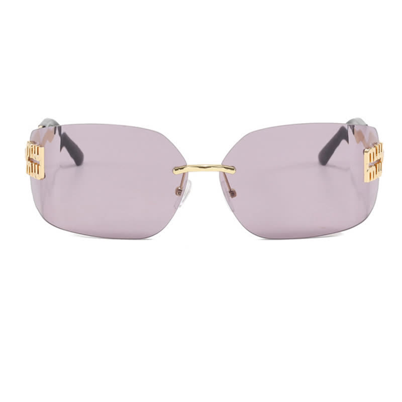 Spykay™ SG60676 Y2K Rectangle Frame Rimless Sunglasses - image 14