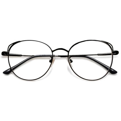 Spykay™ EG26840 Fashion Cat-Eye Metal Oval Frame Anti-blue Light Glasses - image 22