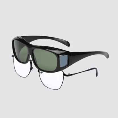 Spykay™ SG60960 Fit Over Glasses Wrap Around Polarized Sunglasses for Sports&Driving - Black/Green - image 16