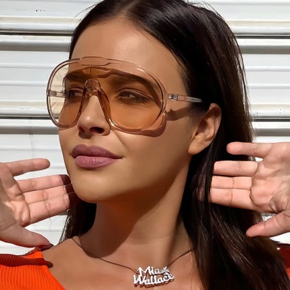 Spykay™ SG60729 One Piece Oversized Aviator Sunglasses - image 11