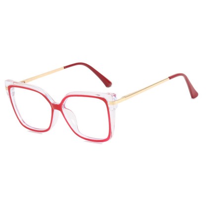 Spykay™ EG60695 Anti-blue Light Square Frames Oversized Eyeglasses - Red - image 18