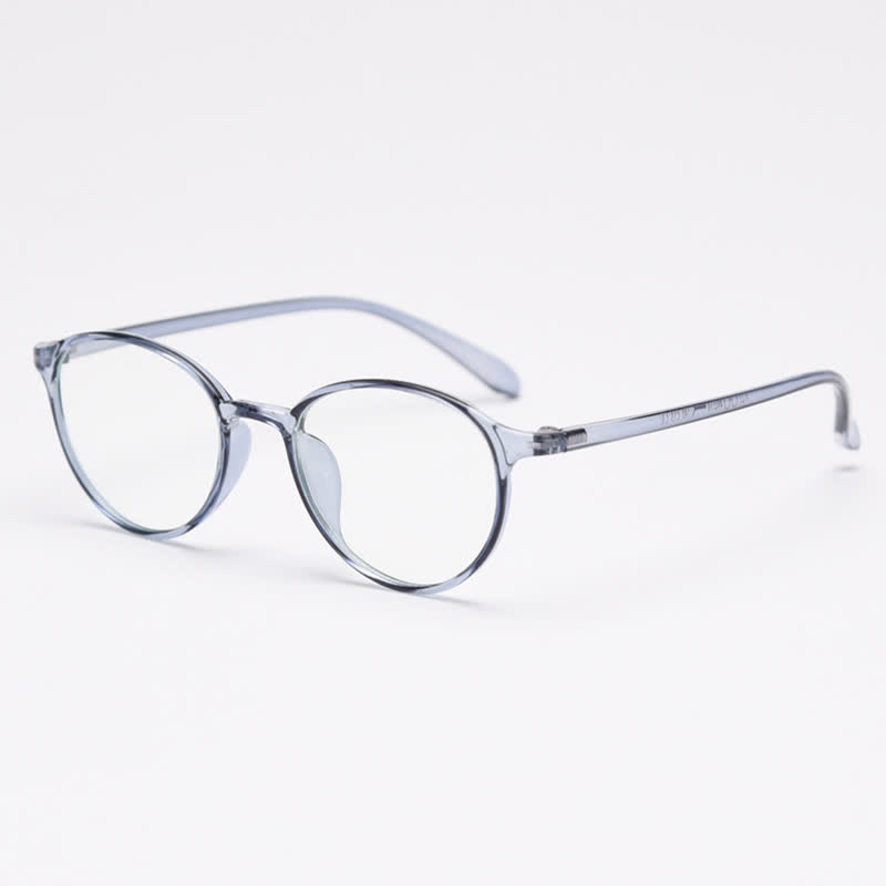 Spykay™ EG26866 Oval Frame Anti-blue Light Simple Classic Lightweight Glasses  - Dark Blue - image 16