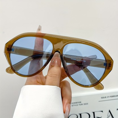 Spykay™ SG60857 Hipster Oversized Frame Aviator Sunglasses - Brown - image 22