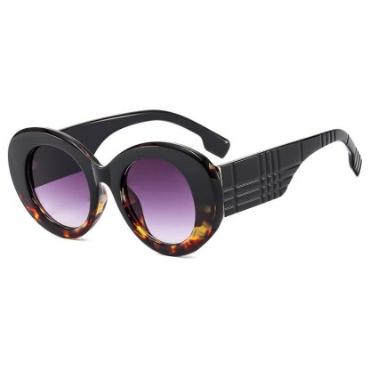 Spykay™ SG60829 Round Thick Frame Hipster Oversized Sunglasses