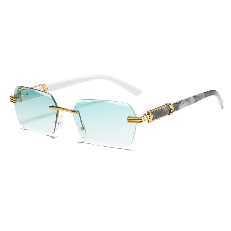 Spykay™ SG60746 Rimless Geometric Frame Tinted Sunglasses - Green - image 14
