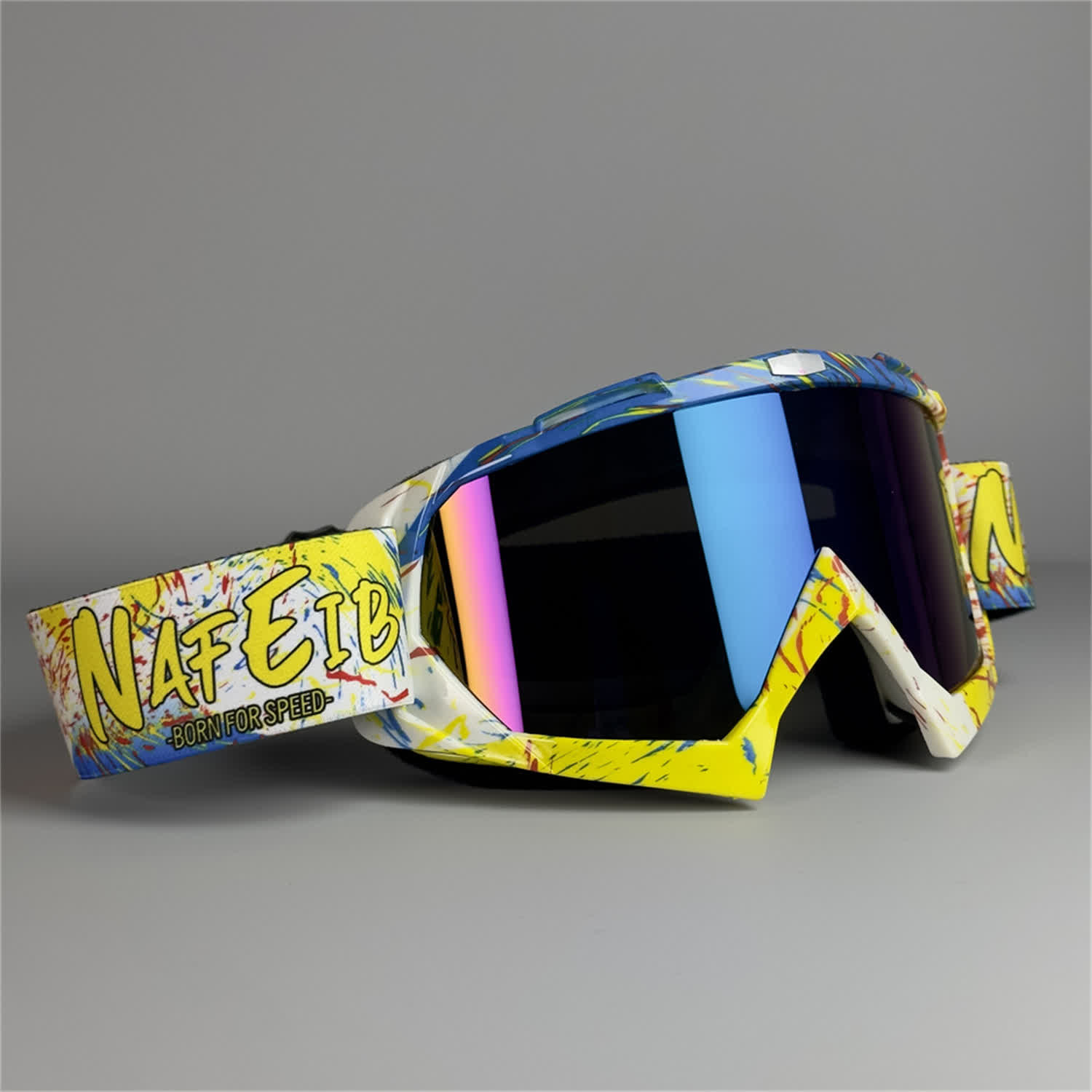 Spykay™ SG60966 Fashion Ski OFF-ROAD Goggles for Men Women  - Yellow/Multicolor - image 9