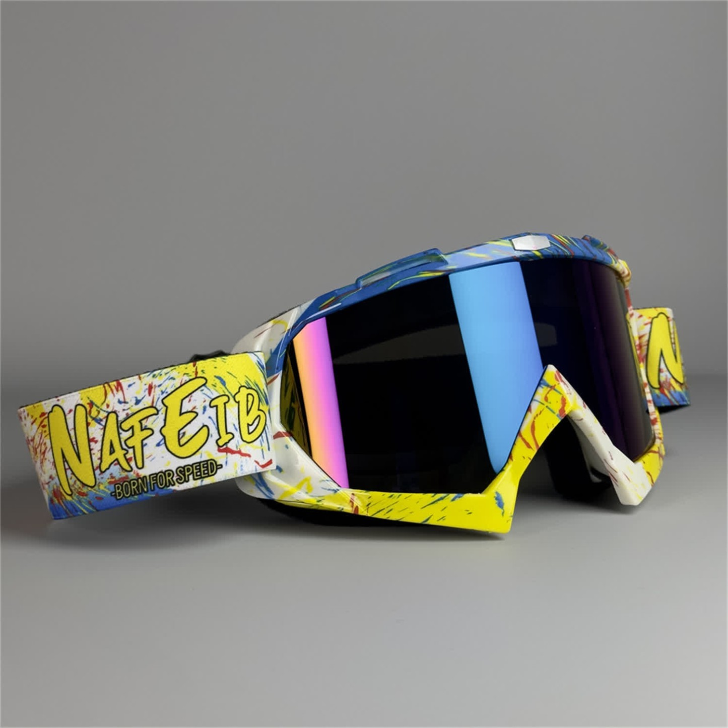 Spykay™ SG60966 Fashion Ski OFF-ROAD Goggles for Men Women  - Yellow/Multicolor - image 9