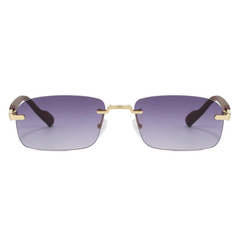 Spykay™ SG60831 Women's Rectangle Frame Rimless Sunglasses