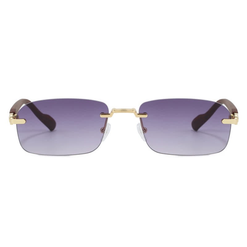 Spykay™ SG60831 Women's Rectangle Frame Rimless Sunglasses